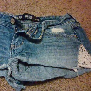 hollister jean shorts
